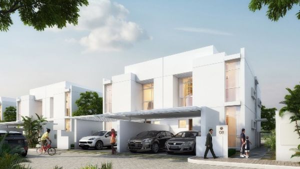 Construction Work well underway at Dubai Properties’ Arabella 1 Townhouses in DUBAILAND 