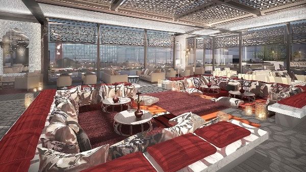 Arjaan Marrakech Rooftop lounge