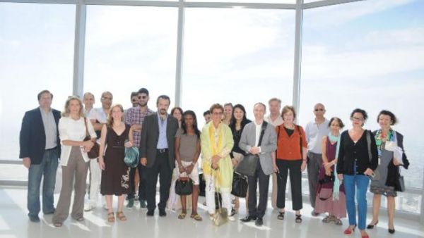 The artists and authors at Burj Khalifa The artists and authors at Burj Khalifa