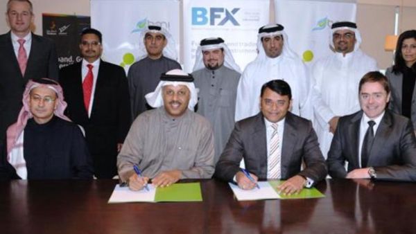 BFX and BMI Bank during the signing BFX and BMI Bank during the signing
