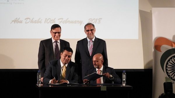 During the signing ceremony 