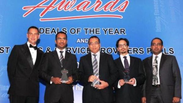 Barclays Capital representatives receiving their awards
