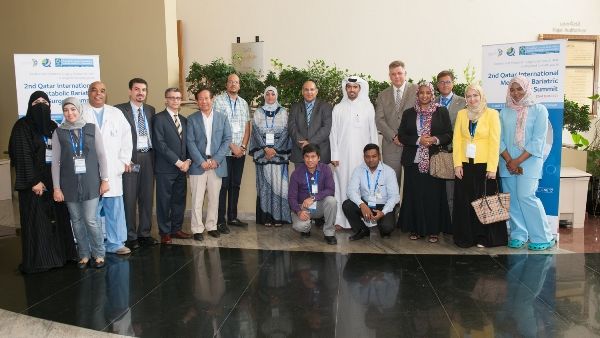 Dr. Moataz Bashah with some of the speakers and participants at the summit Dr. Moataz Bashah with some of the speakers and participants at the summit