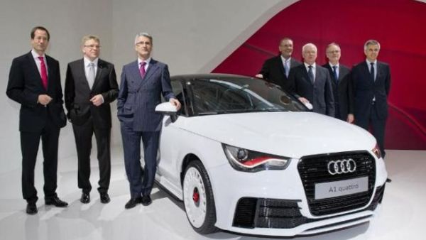 Board of Management of AUDI AG at Annual Press Conference 2012