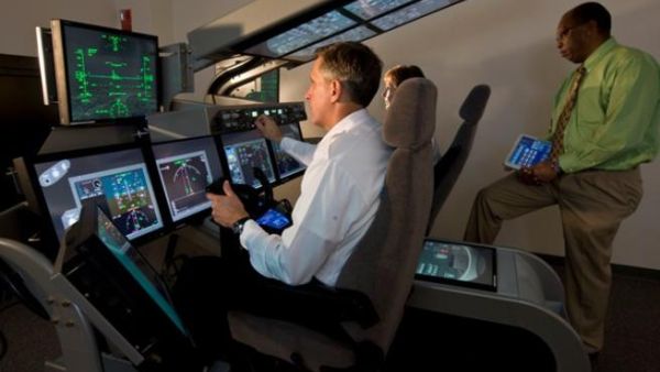 One of Boeing's fully-equipped training campuses