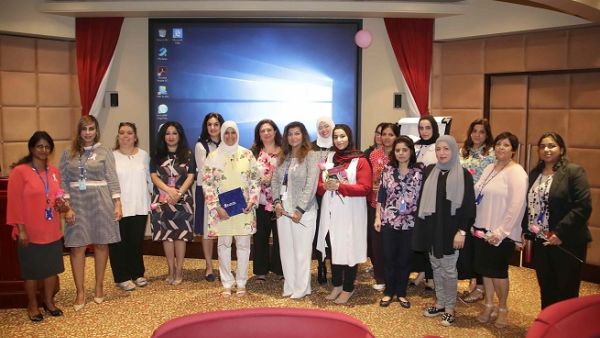 Burgan Bank breast cancer awareness campaign.