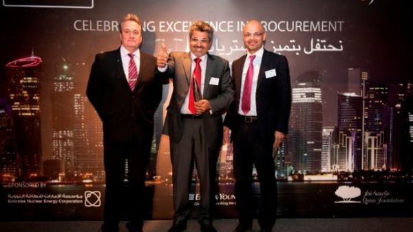 David Smith,Commercial Director: UK Department of Works and Pensions, Abdul Wahab Al Madani, Senior Manager Supply Chain: DUBAL, and Nader Sabbaghan,CEO: Bravosolution