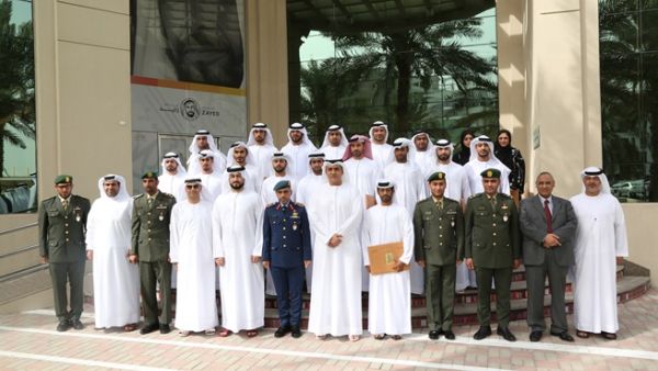الدفعة الثامنة لدبلوم العلوم القانونية والقضائية المخصص للمبتعثين من القوات المسلحة بالدولة.