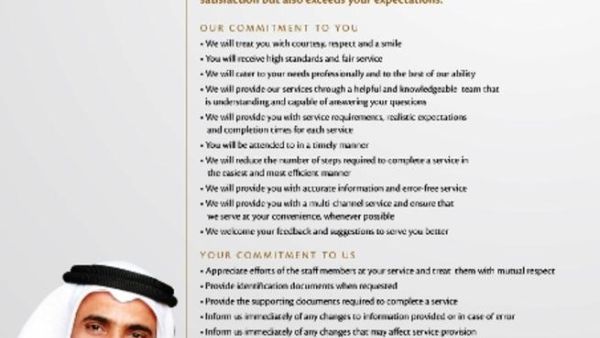 Customer Charter Poster