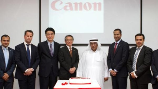 Canon representatives at Canon B2B Showroom Opening Event