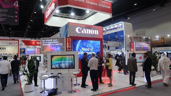 Canon’s stand at GITEX Technology Week 2017