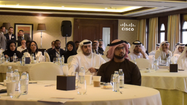 The participants at the security workshop organized by Cisco and ADSIC