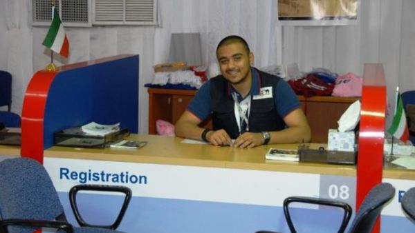 NBK registration tent