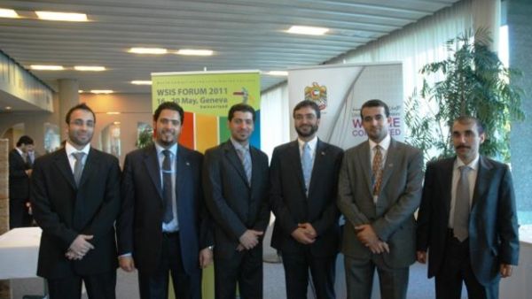The UAE National WSIS Committee during their participation at WSIS 2011