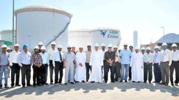 The Acting General Manager with Terminal employees and Senior Officers during the visit The Acting General Manager with Terminal employees and Senior Officers during the visit