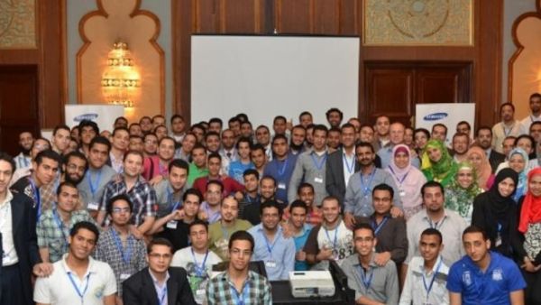 The participants at Samsung Developers Day 2012