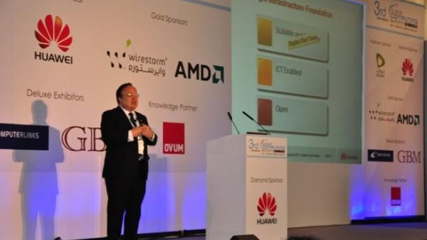 Ronald Raffensperger, Director of Cloud Computing Marketing at Huawei Technologies speaking during the summit