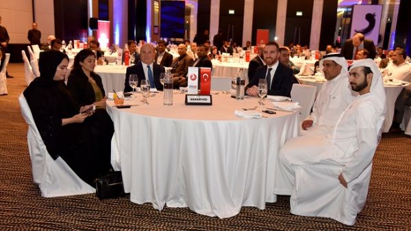 خلال حفل توزيع الجوائز السنوي لشركة الخطوط الجوية التركية.
