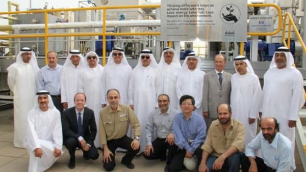 مجلس إدارة مؤسسة دبي للألمنيوم خلال الزيارة التفقدية