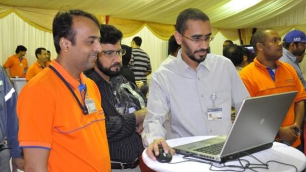 DUBAL employees participating in the company’s CBCM campaign DUBAL employees participating in the company’s CBCM campaign