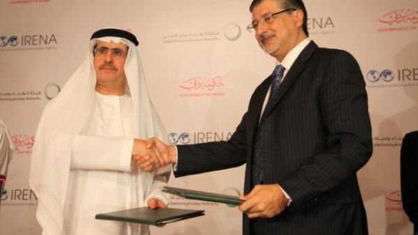 During the signing ceremony