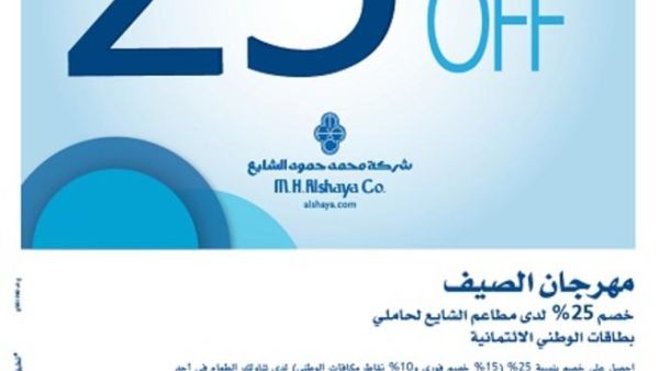 NBK credit cardholders will be entitled to exclusive and instant discounts up to 25% NBK credit cardholders will be entitled to exclusive and instant discounts up to 25%