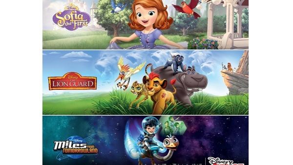 the magic of Disney Junior  now in Arabic too 