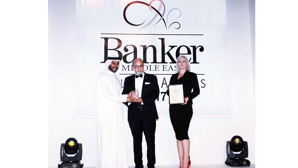 Dr R Seetharaman, Group CEO of Doha Bank, received the award on behalf of Doha Bank.
