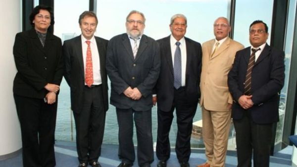 Dr. Omar Hefni with Thierry Grange and other UD officials Dr. Omar Hefni with Thierry Grange and other UD officials