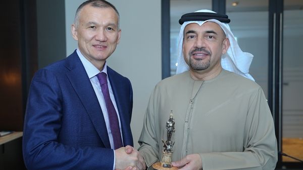 Dr. Habib Al Mulla and H.E. Berik Imashev, Kazakhstan Minister of Justice