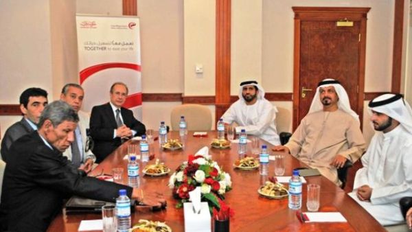 The Moroccan delegation during its visit to Dubai eGovernment Department The Moroccan delegation during its visit to Dubai eGovernment Department