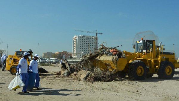 During the Clean-Up UAE campaign