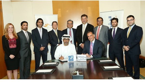 During the signing ceremony