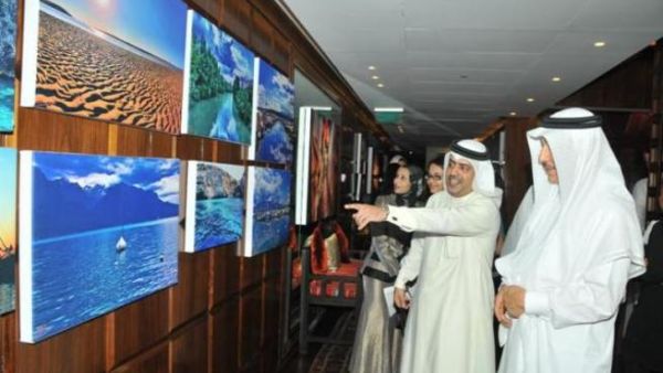During the tour of the exhibition Mr. Ausamah Al Absi shares his passion for photography