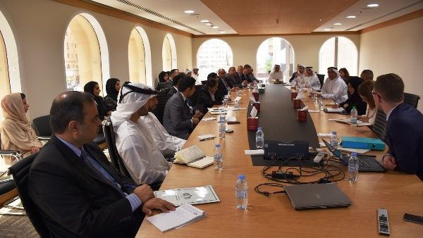 The workshop was headed by HE Khalid Ali Al Bustani, Assistant Undersecretary of International Financial Relations.