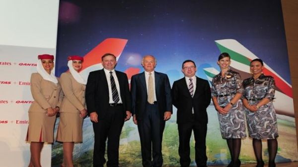 Emirates and Qantas