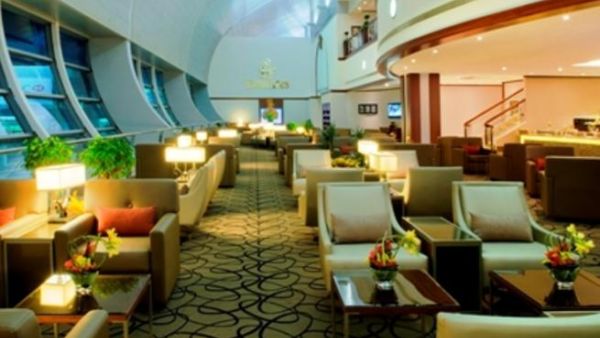 Emirates First Class Lounge at Terminal 3 - Dubai International Airport Emirates First Class Lounge at Terminal 3 - Dubai International Airport