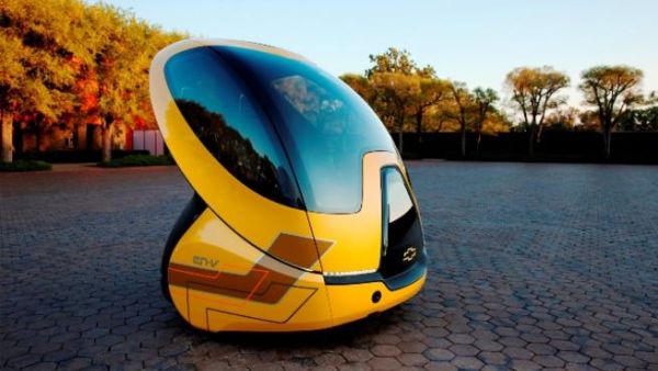 The EN-V is a zero-emissions vehicle powered by lithium-ion batteries The EN-V is a zero-emissions vehicle powered by lithium-ion batteries