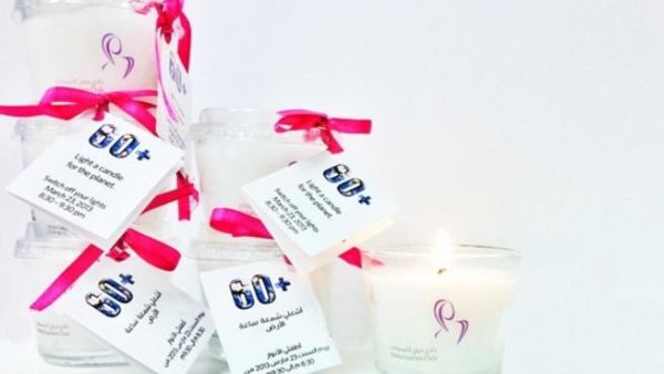 Earth Hour Candle by Dubai Ladies Club