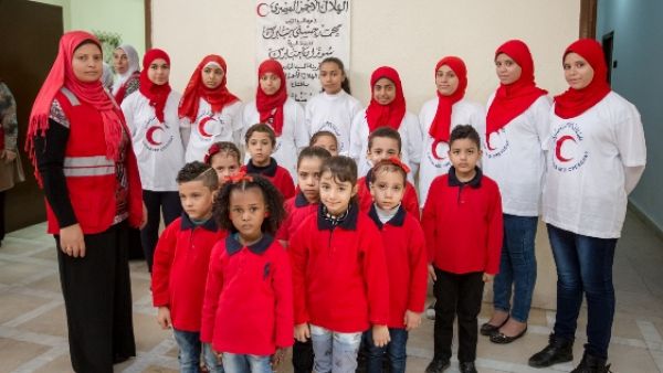 Egyptian Red Crescent and Land Rover