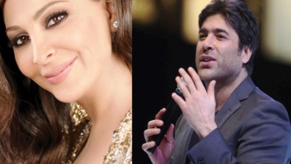 الفنانة اليسا والفنان وائل كفوري