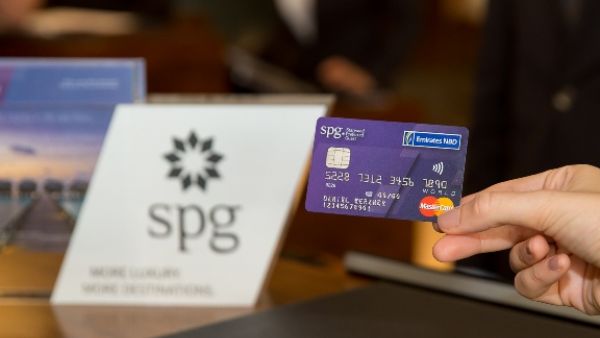 Emirates NBD Starwood Preferred Guest World MasterCard at check-in