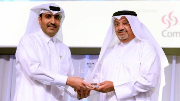 Issa Al Mohannadi, CEO of Msheireb receiving the Award