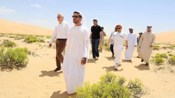 Nasser Al Sowaidi and Mattar Al Tayer during their visit Nasser Al Sowaidi and Mattar Al Tayer during their visit