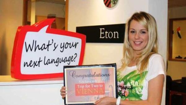 Eva Kayali, second winner of a trip to Vienna Eva Kayali, second winner of a trip to Vienna