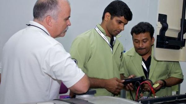 FAMCO associates in action during the regional semi-finals held in Jebel Ali