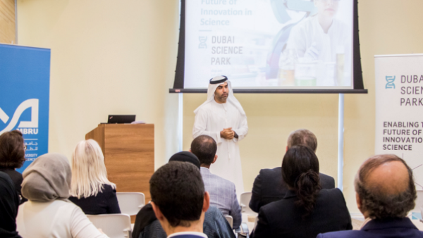 During the event, MBRU faculty members offered the audience a glimpse of their research ranging from neurodevelopmental disorders, vector- borne viral disease and antibiotic resistance, to asthma and obesity. During the event, MBRU faculty members offered the audience a glimpse of their research ranging from neurodevelopmental disorders, vector- borne viral disease and antibiotic resistance, to asthma and obesity.