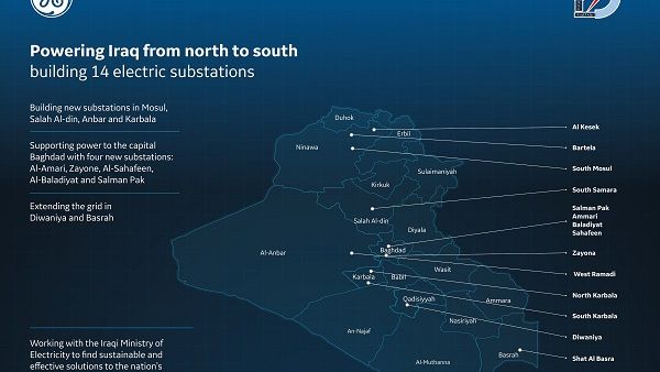 The project represents a strategic milestone for GE to develop electric substations in Iraq. 
