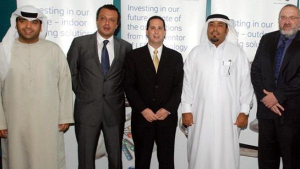 During the opening of GE Lighting's first dedicated distribution center in the Middle East in Jebel Ali Free Zone 