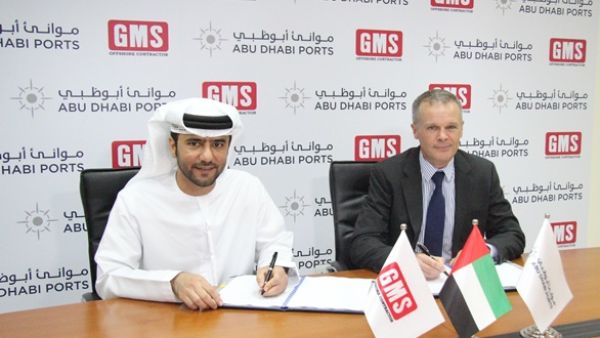 During the signing ceremony